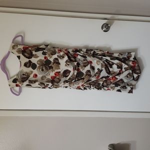 DOLCE & GABANA, Size 44, Silk Floral Dress